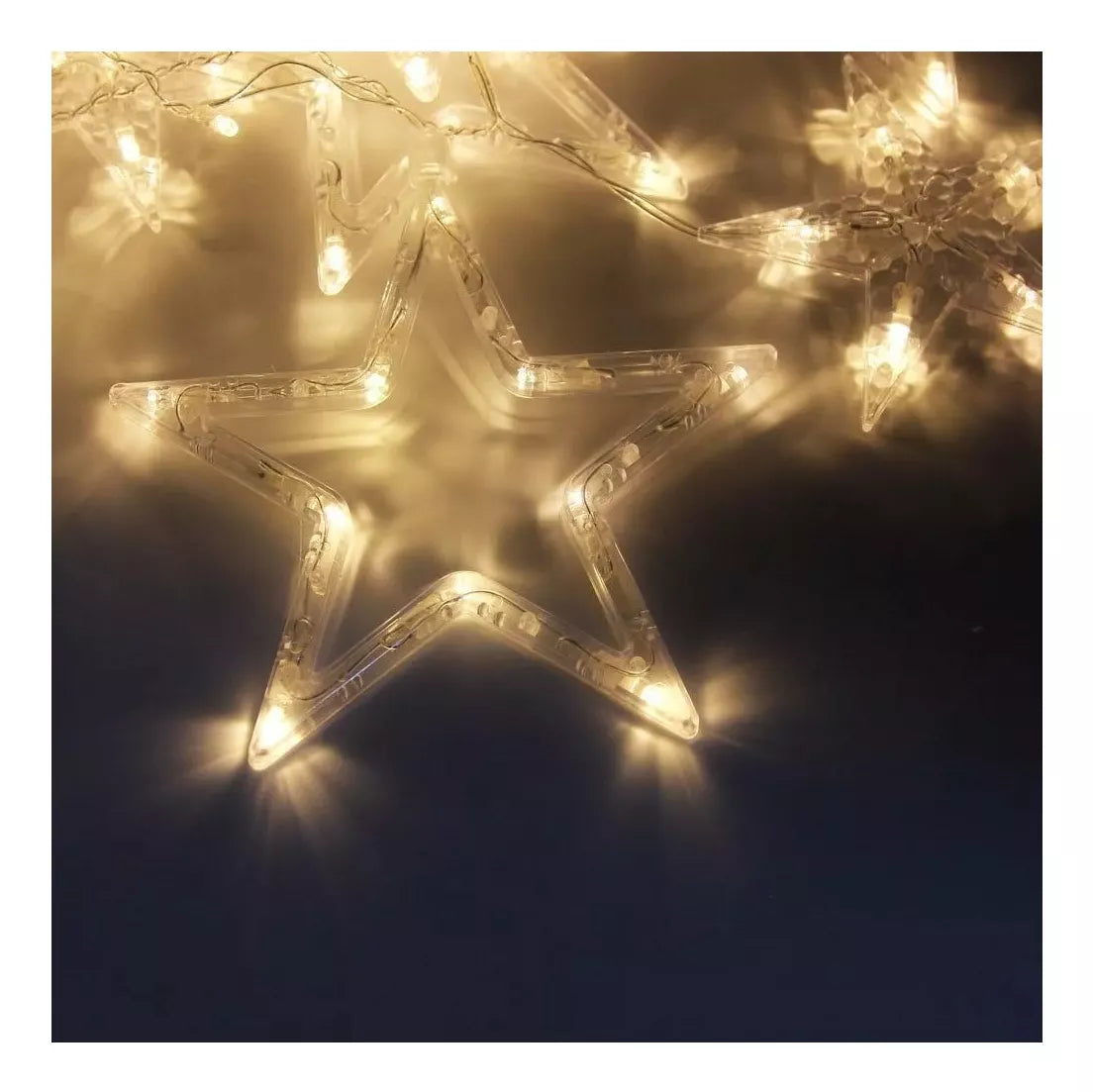 Luces Navidad Guirnalda Cascada Estrella